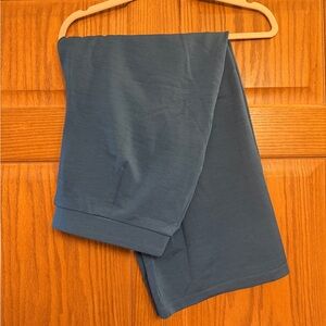 wool& Frame Culottes ponte pant, large, Aegean teal